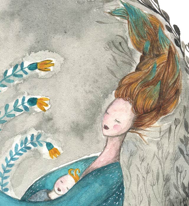 Sleeping Baby Detail