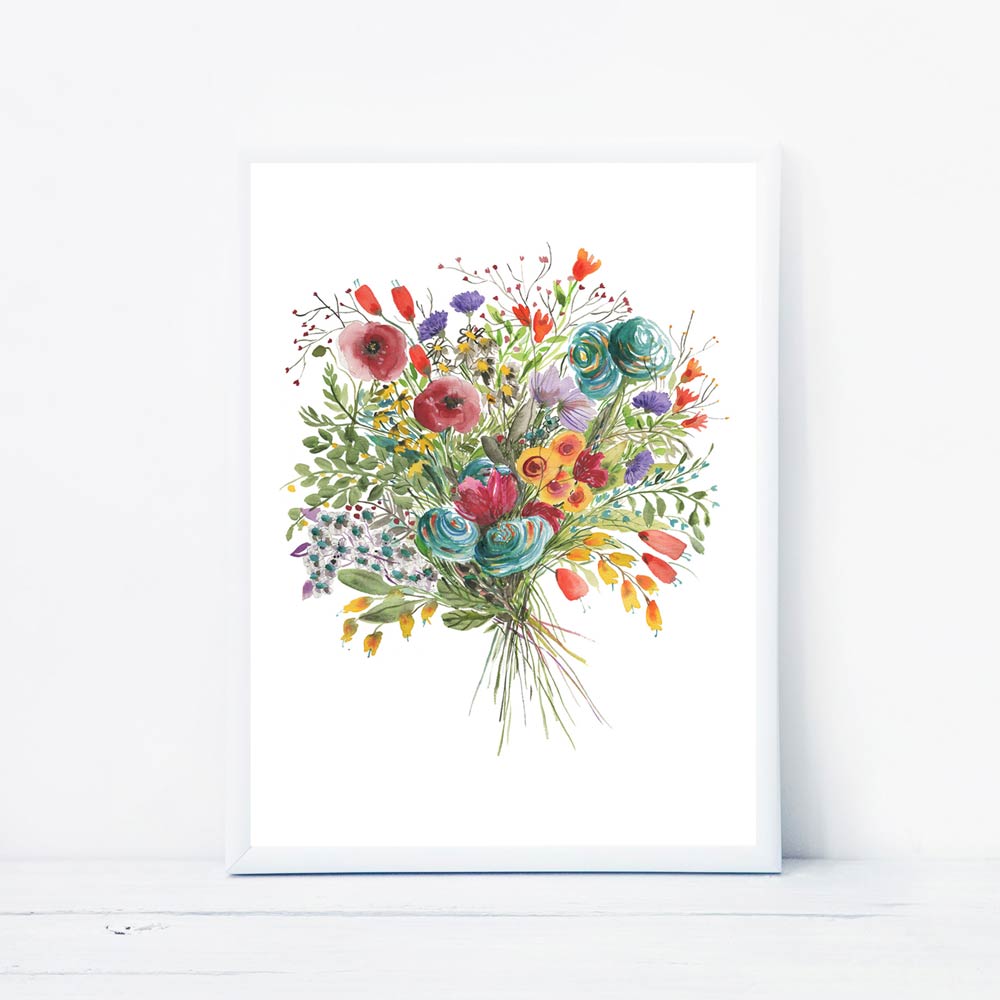 Floral Bouquet print